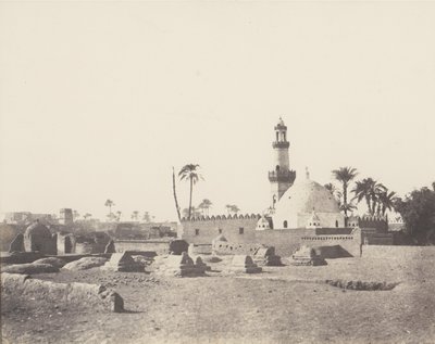 Souâdj, Moslim Begraafplaats en Graf van Mourâd-Bey, 1851-52, gedrukt 1853-54 door Félix Teynard