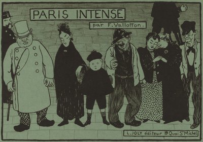Albumhoes voor Paris Intense, 1894 door Félix Vallotton