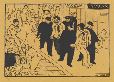 Naar de Gevangenis door Félix Vallotton