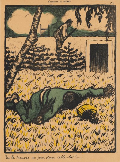 Misdrijven en Straffen VII, 764: Je zult merken dat dat nogal moeilijk is! door Félix Vallotton