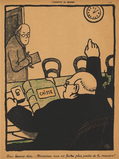 Misdrijven en Straffen XV, 772: Tien Over Eén door Félix Vallotton