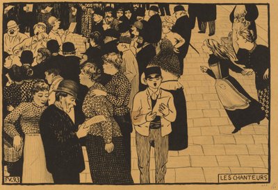 Les Chanteurs door Félix Vallotton