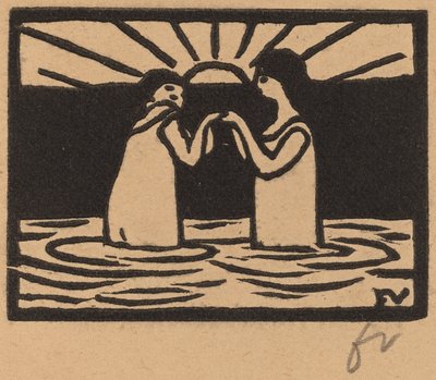 Spelen in de Zon door Félix Vallotton