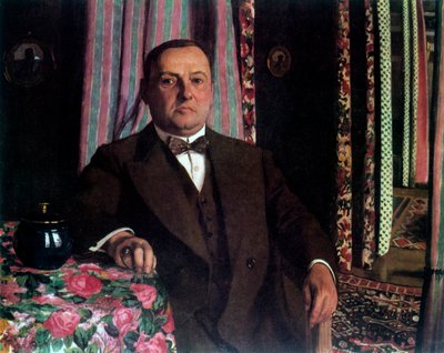 Portret van Georg E. Haasen, 1913 door Félix Vallotton