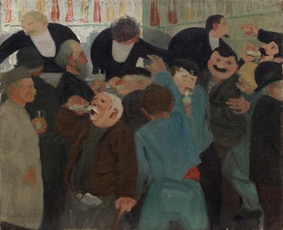 Het Bistro door Félix Vallotton