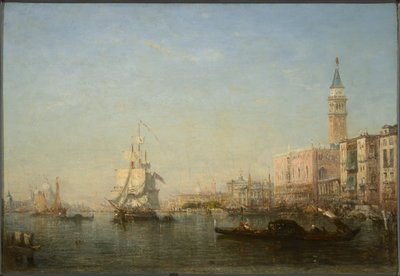 Het Grote Kanaal, Venetië door Félix Ziem