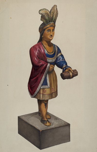 Sigarenwinkel Indiaan door Flora Merchant