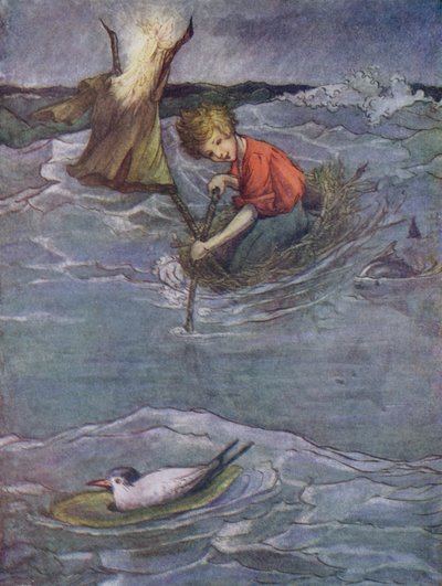 Nest dat de Nooit-Vogel zei te ruilen voor een boot door Flora White