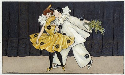 Pierrot en Colombine door Florence Hardy