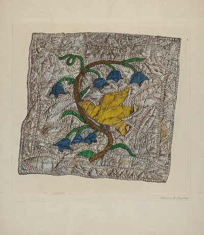 Quiltblok: "Standvastigheid" door Florence Truelson