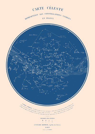 Carte Celeste - ASTER EDITION, 2022 door Florent Bodart