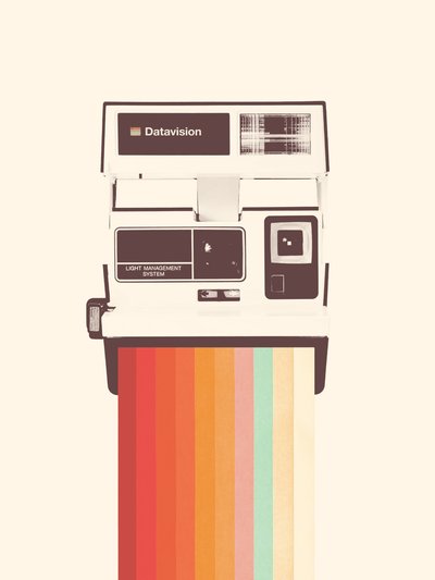 Instant Camera Regenboog, 2019 door Florent Bodart