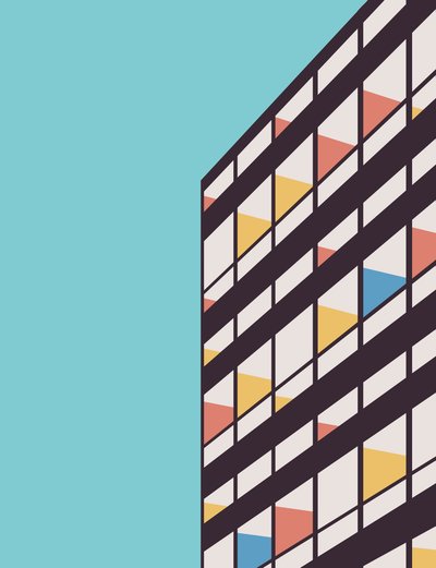 Le Corbusier door Florent Bodart