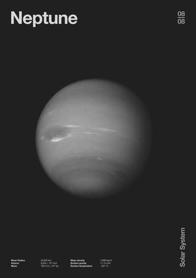 Neptunus: Minimal Planeten Data door Florent Bodart