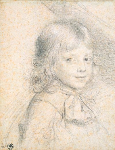 Portret van Philippe de Savoie als kind door Florent de La Mare Richart
