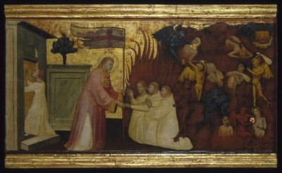Sint Laurentius bevrijdt zielen uit het vagevuur door Florentine Lorenzo di Niccolò Italian