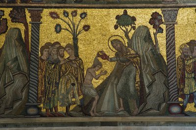 De doop van Christus door Florentine School
