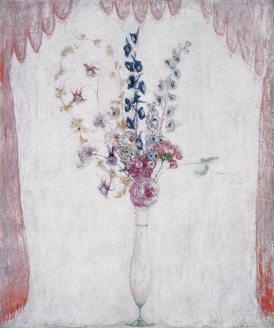 Ridderspoor en Akelei, ca. 1923 door Florine Stettheimer