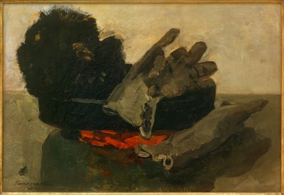 Hoed en handschoenen door Floris Verster