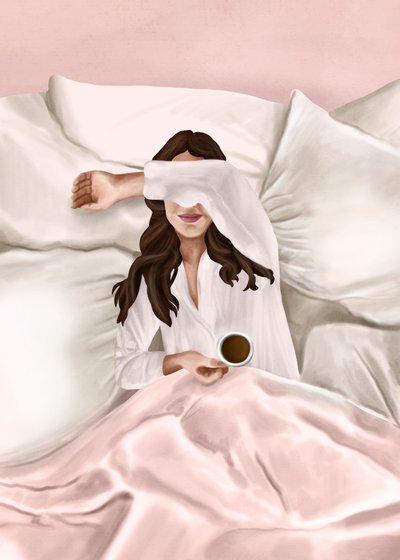 Koffie op bed door Flow Line