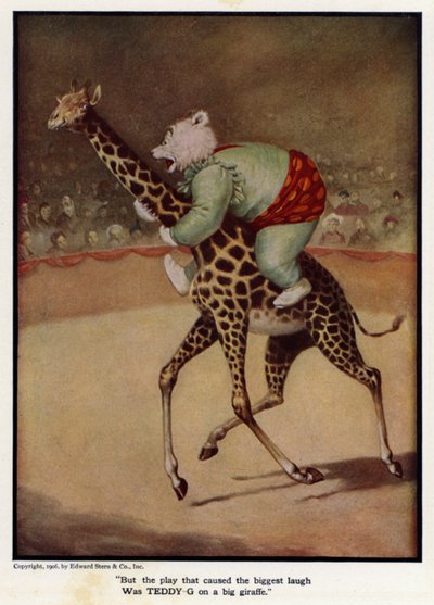 Maar het toneelstuk dat de grootste lach veroorzaakte was Teddy - G op een grote giraffe door Floyd V. Campbell