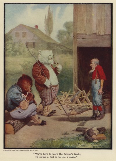 We zijn hier om het boerenvak te leren; om een dorsvlegel te zwaaien of een spade te gebruiken. door Floyd V. Campbell