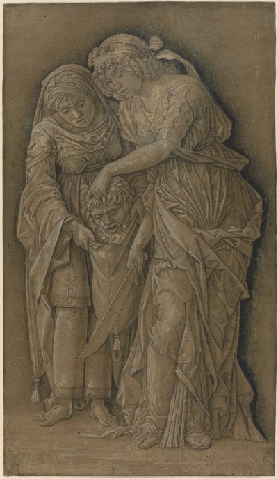 Judith met het Hoofd van Holofernes door Follower of Andrea Mantegna