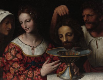 Salome met het Hoofd van Johannes de Doper door Follower of Bernardino Luini