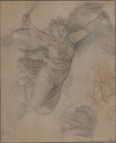 Een Allegorische Vrouwelijke Figuur door Follower of Charles Le Brun