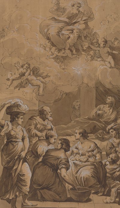 Geboorte van de Maagd door Follower of Francesco Fontebasso