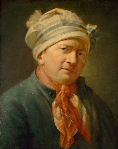 Portret van een Man door Follower of Jean Siméon Chardin