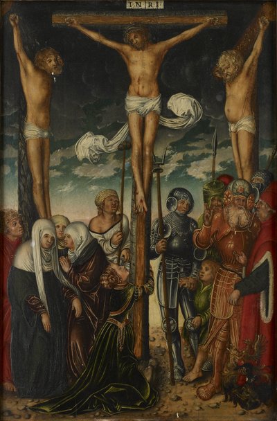 Kruisiging door Follower of Lucas Cranach the Elder
