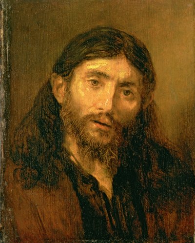 Borstbeeld van Christus door Follower of Rembrandt
