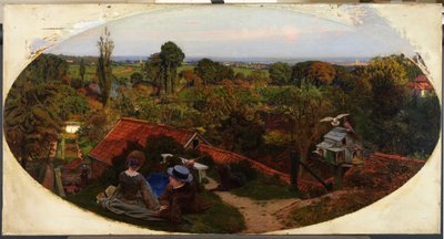 Een Engelse herfstmiddag, 1852-1853 door Ford Madox Brown