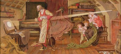 Crabtree kijkt naar de Overgang van Venus in 1639 door Ford Madox Brown