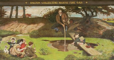 Dalton Verzamelt Moerasvuur Gas door Ford Madox Brown