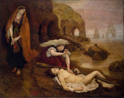 Het vinden van Don Juan door Haidee door Ford Madox Brown