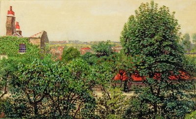 Hampstead - Een schets uit de natuur door Ford Madox Brown