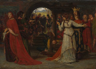 Koning Lear, c.1860 door Ford Madox Brown
