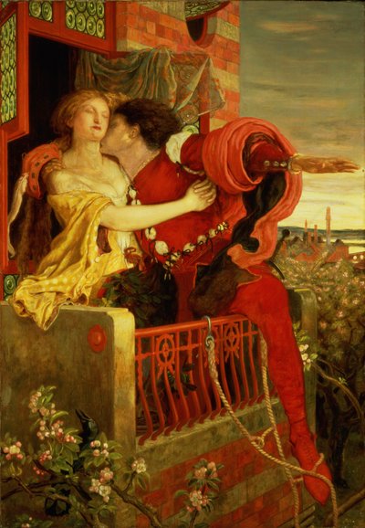 Romeo en Julia door Ford Madox Brown