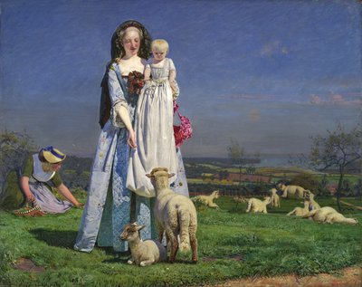 De Mooie Baa-Lammetjes door Ford Madox Brown