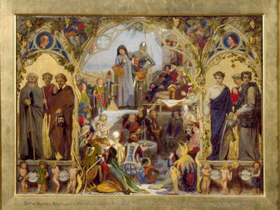 De Zaden en Vruchten van Engelse Poëzie door Ford Madox Brown