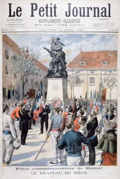 Herdenking van het Beleg van Belfort, 1896 door Fortuné Méaulle