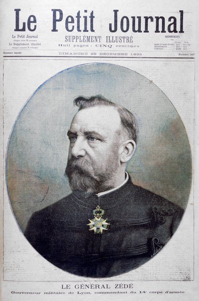 Generaal Zede, militair gouverneur van Lyon, Frankrijk door Fortuné Méaulle