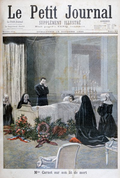 De dood van de zoon van Marie François Sadi Carnot, 1898 door Fortuné Méaulle