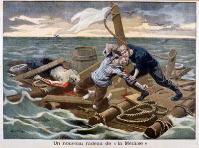 Het nieuwe vlot van de Medusa door Fortuné Méaulle