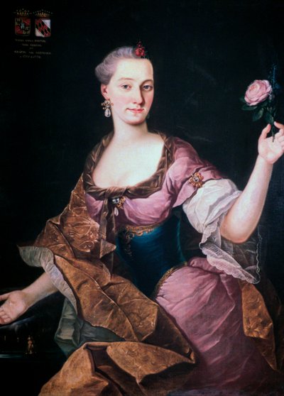 Maria Anna Freyin Von Erberg, Ljubljana, ca. 1741-1769 door Fortunat Bergant