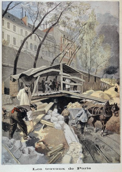 Chantier dans Paris - in 