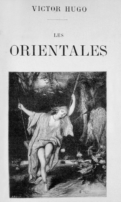 Omslag van het boek Les orientales" door Victor Hugo door Fortune Louis Meaulle