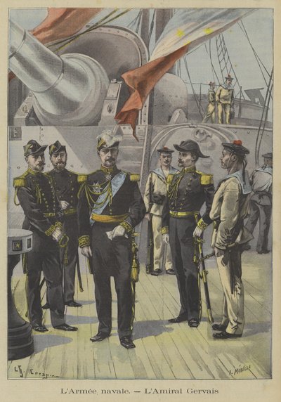 Raymond-Emile Gervais, Franse admiraal door Fortune Louis Meaulle